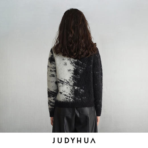 JUDYHUA 泼墨提花针织上衣 商品图2