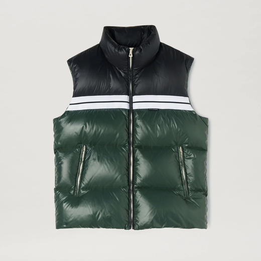 PALM ANGELS 棕榈天使 男士绗缝拉链羽绒马甲 混色 PMED018F22FAB001 5510 商品图0