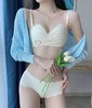 【甜美风内衣 小胸聚拢心动款！】新款爱心褶皱白色内衣套装女小胸聚拢无钢圈文胸罩性感纯欲美背无痕显大告别空杯烦恼 商品缩略图0