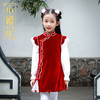 小嫒記女童中式过年服冬季中式中国风儿童汉服唐装拜年服-意欢 商品缩略图3