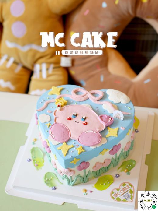星之卡比爱心型蛋糕 商品图1