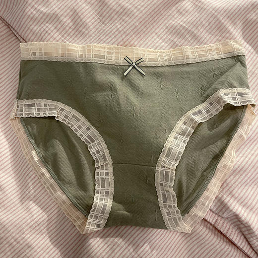 <曾小咸推荐>巨折清仓秒杀，稀有现货24小时发【仅限今日】 【贴身衣物不退不换】高腰蕾丝内裤女收腹提臀性感火辣打底裤日系甜美三角裤 商品图2