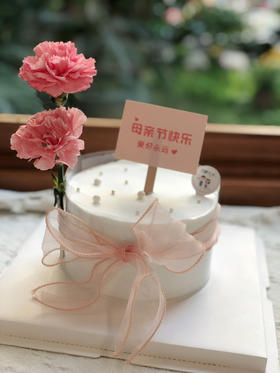 康乃馨鲜花母亲节奶油蛋糕 下单前请仔细阅读商品