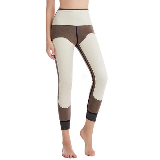 雀说 女士特厚羊羔绒棉裤加厚加绒发热毛线裤德绒蚕丝护膝高腰保暖裤女AL W2182-WX114- 商品图4