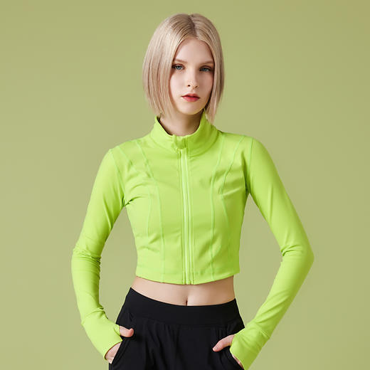 哈瓦塔短款罗纹时尚塑型外套 商品图11