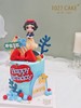 1027CAKE | 白雪公主蛋糕 翻糖装饰 蝴蝶结 商品缩略图1
