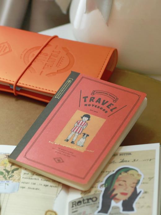 本字时多复古怀旧旅行手帐空白替芯 商品图2