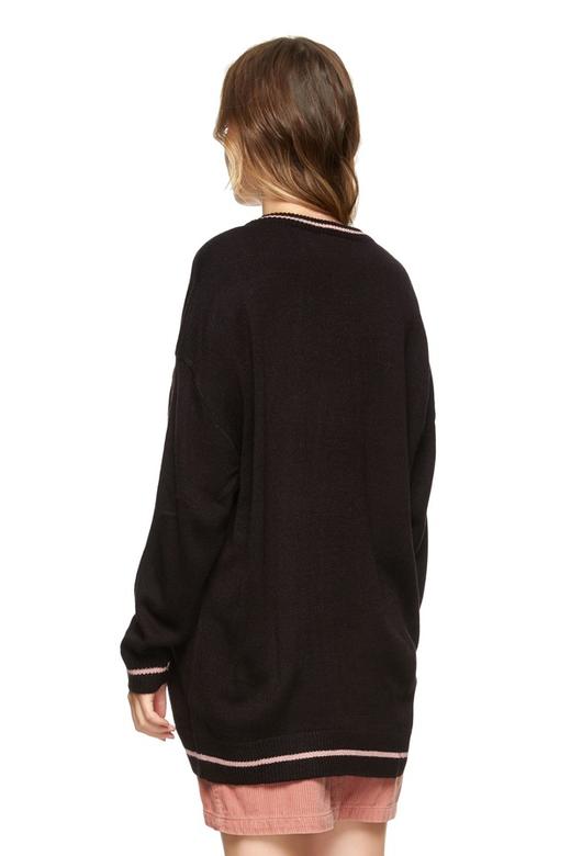 Monki 卡通图案黑色套头毛衫 8618 商品图1