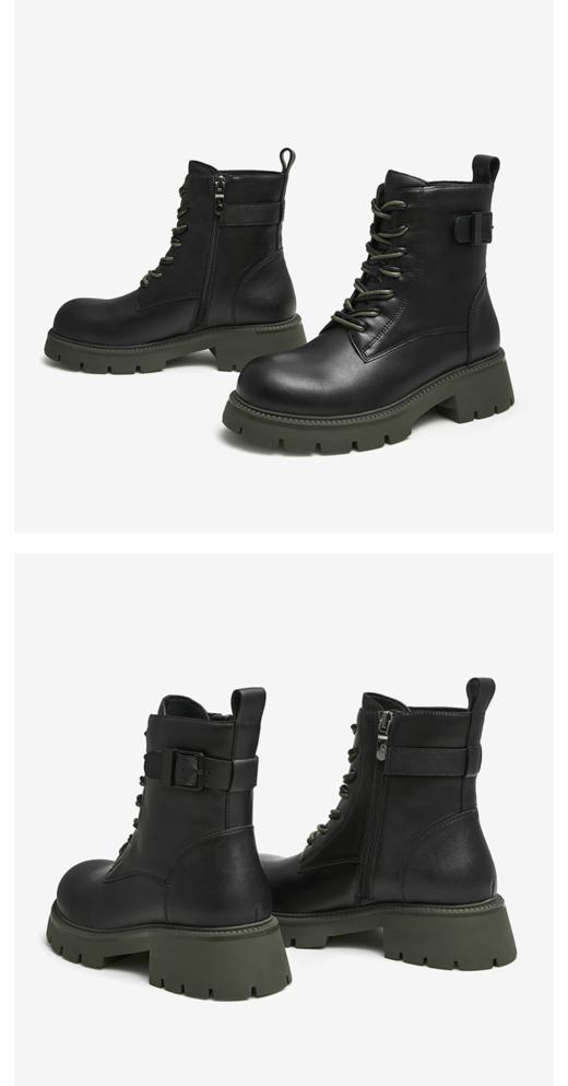 百货世界-百思图-牛皮革女皮靴 商品图2