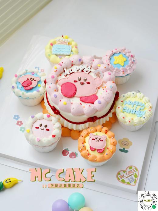 星之卡比蛋糕+纸杯 商品图0