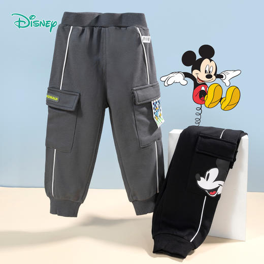 【商场同款】
迪士尼童装男童裤子潮酷街头风米奇时尚工装裤柔软耐磨秋新品 商品图2