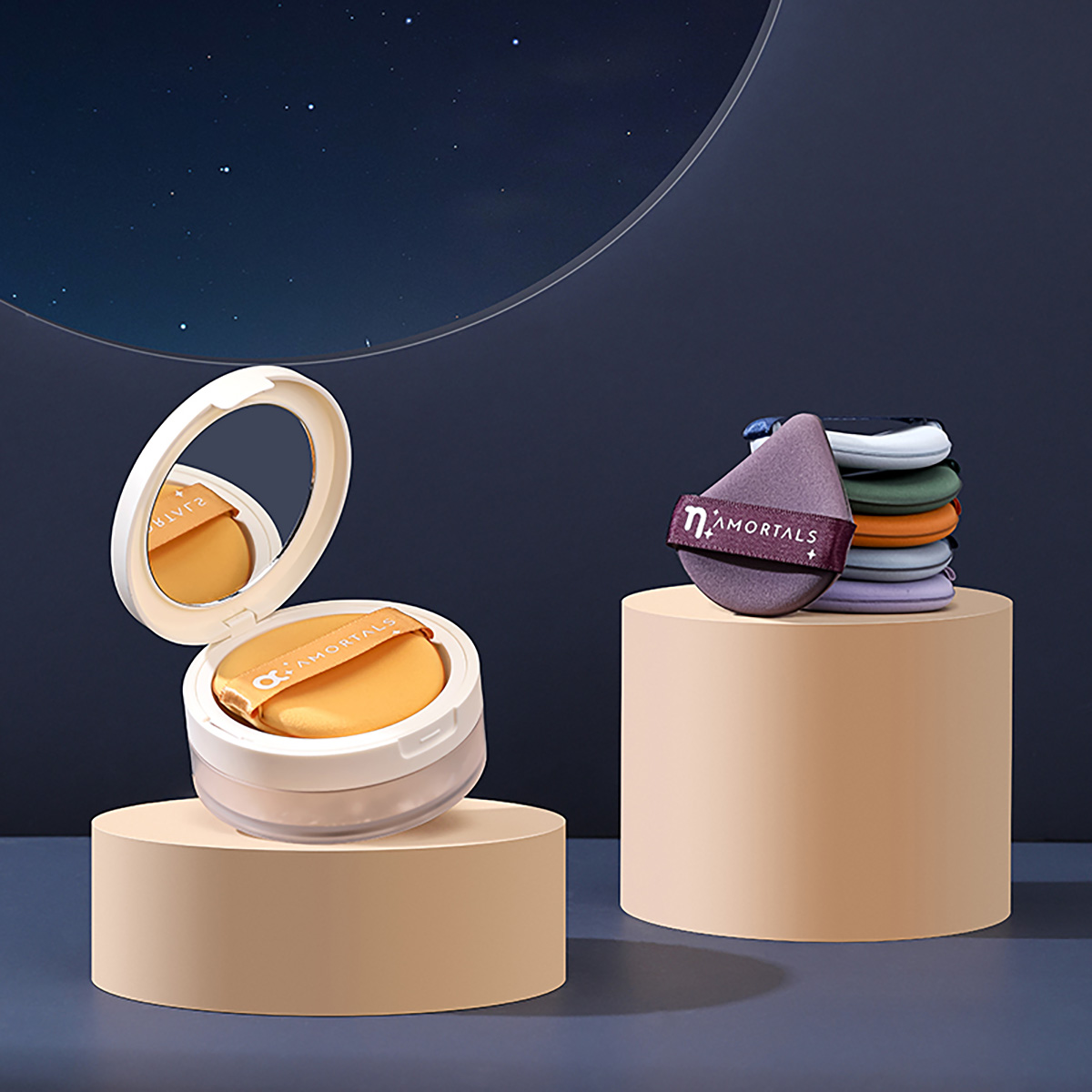 尔木萄北斗七星粉扑，爆款！（7枚装）