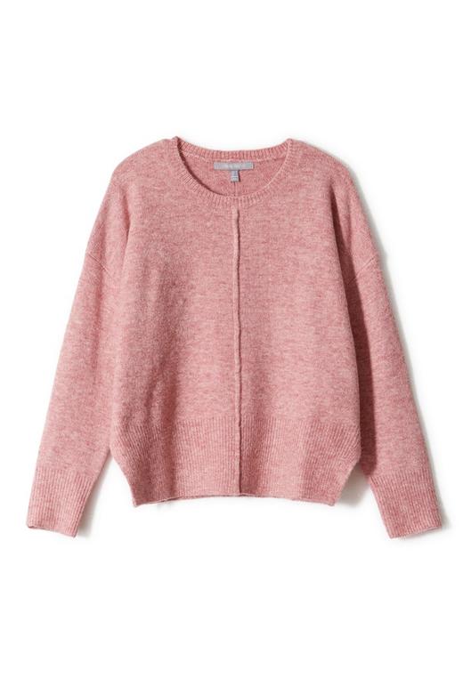 URBAN REVIVO 粉色开衩套头上衣 8594 商品图4