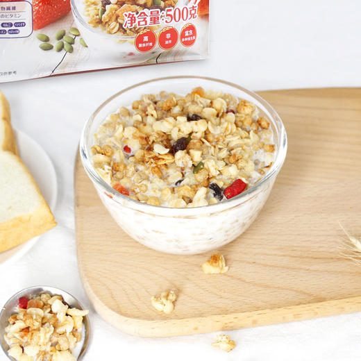 Calbee卡乐比水果麦片500g*2袋 / 减少糖麦片500g*2袋 商品图6