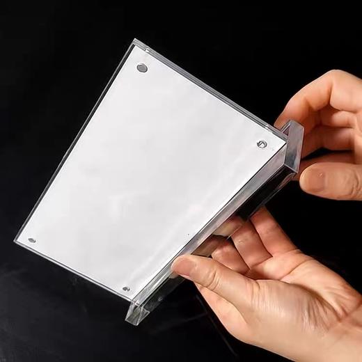 220*110mm亚克力强磁T型台签高清透明展示架台卡桌牌价格牌立牌磁吸台牌广告展示牌商品促销零售价格牌台卡架 商品图2