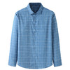 【特】【新款DDA】大依优型大码男装衬衫长袖格子衬衣宽松休闲商务男士上衣 商品缩略图0