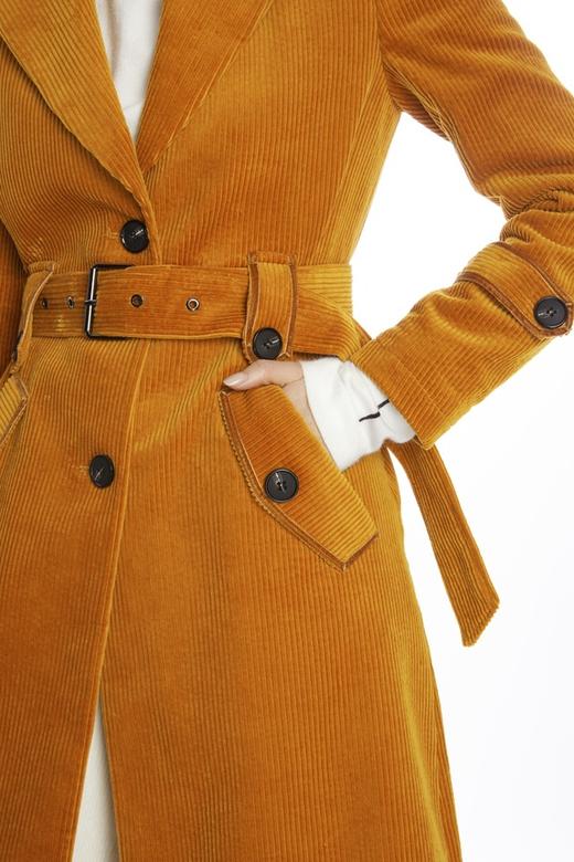 OCTAVIA 灯芯绒束腰外套 4534 商品图3