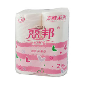 丽邦中长卫生纸2卷280g