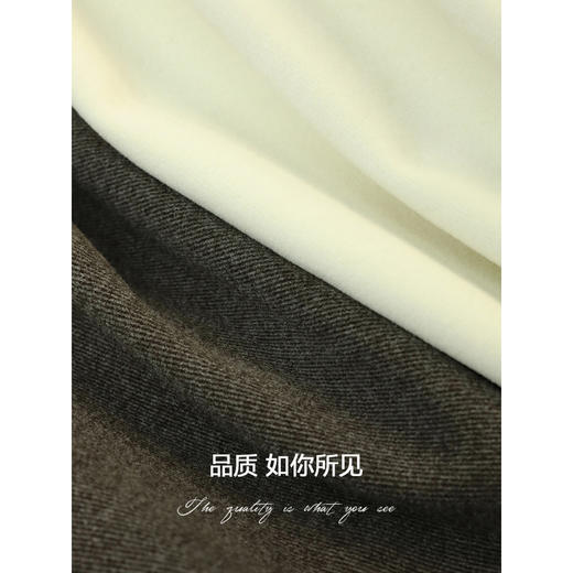 【限时特惠】COCOBELLA简约休闲风高领卫衣女款时尚休闲舒适磨毛飘带上衣SE608 商品图4