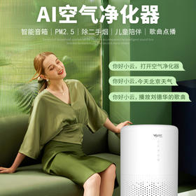 清水湾AI智能空气净化器音箱家用一机一芯