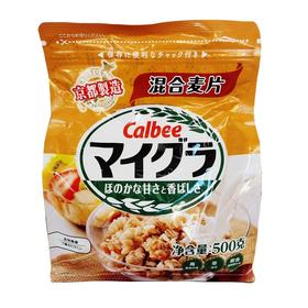 Calbee卡乐比混合麦片500g*2袋 营养早餐，即食谷物，麦片界的“扛把子”