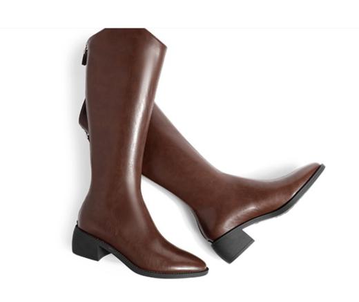 百货世界-森达瘦瘦中筒靴 商品图1