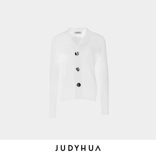JUDYHUA 装饰扣设计款针织开衫 商品图3