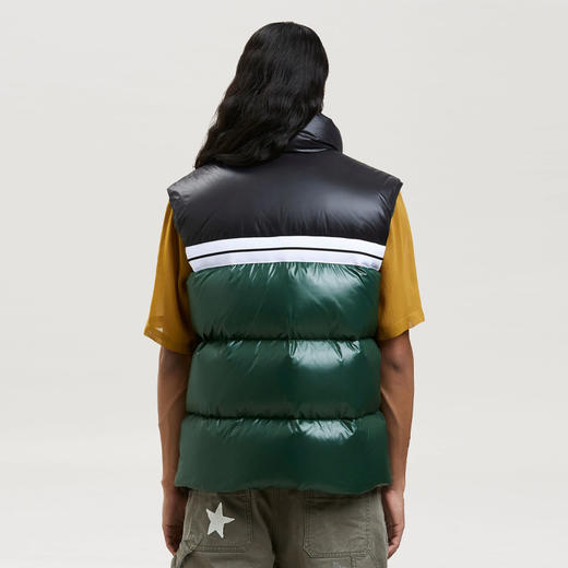 PALM ANGELS 棕榈天使 男士绗缝拉链羽绒马甲 混色 PMED018F22FAB001 5510 商品图2