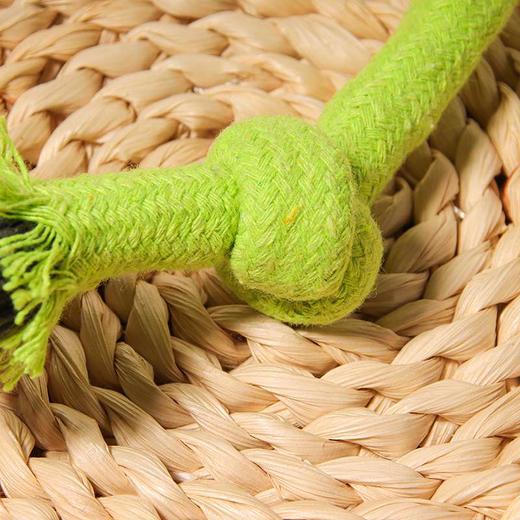 宠物玩具编织纯色棉绳双结20cm 磨牙耐咬 释放压力 商品图4