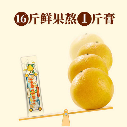 【秋冬润喉】江中牌常山胡柚膏即食儿童老人0添加泡水清润冲饮茶180g/盒 商品图2