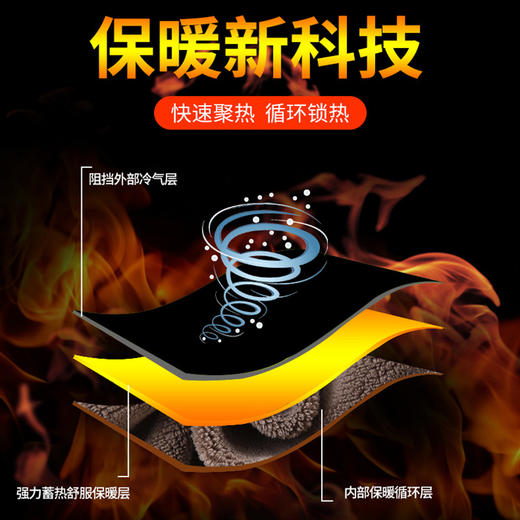 雀说 女士特厚羊羔绒棉裤加厚加绒发热毛线裤德绒蚕丝护膝高腰保暖裤女AL W2182-WX114- 商品图3