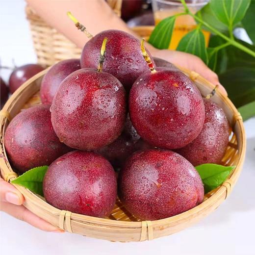 广西紫香百香果 中大果5斤 商品图0