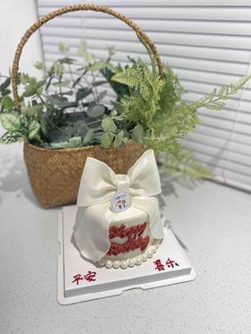 四寸翻糖蝴蝶结奶油蛋糕 下单前请仔细阅读商品详情