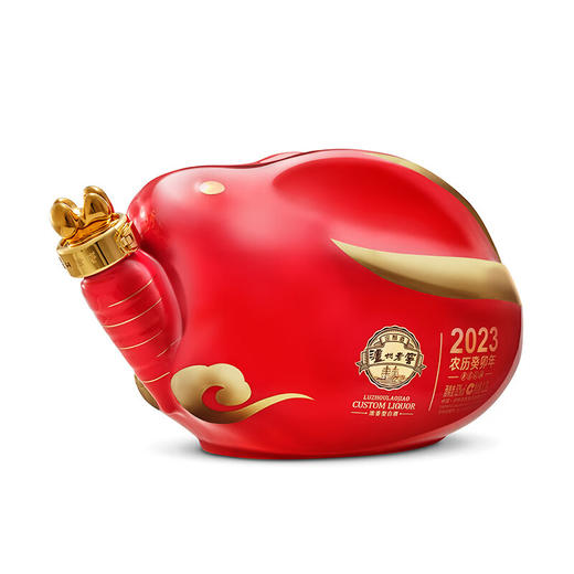 【清仓】泸州老窖 2023 兔年生肖酒 浓香型  52度 1.2L 商品图3
