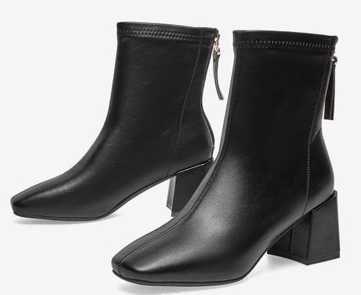 百货世界-百思图-人造革女靴 商品图0