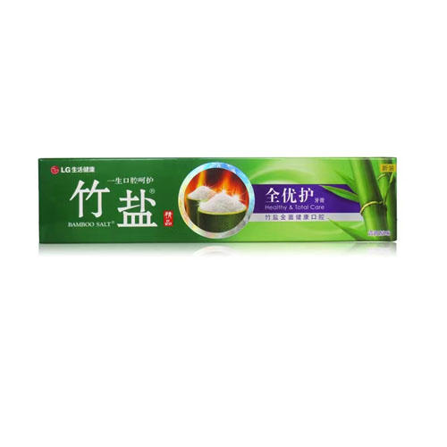 竹盐全优护清新原味牙膏170g 商品图0