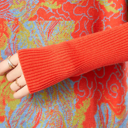 配大衣毛衣裙，中长款高冷御姐风针织打底裙子CC-E-5208 商品图3