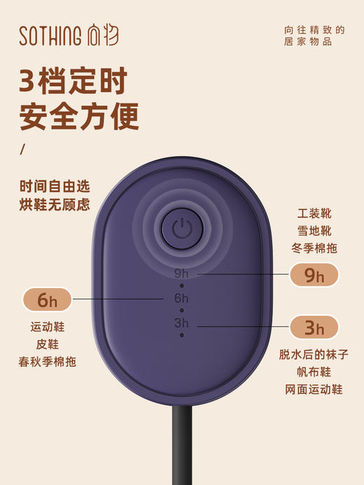 向物可伸缩烘鞋器  15秒速热、除臭杀菌，阴雨天不怕潮 全方位应对雨季 商品图1