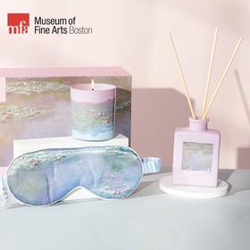 MFA波士顿美术博物馆大师系列莫奈睡莲香氛香薰蜡烛眼罩创意礼盒