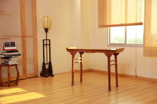 红桥红  家具严选  缅甸花梨(大果紫檀）  【120洪氏 剑足插肩榫翘头案】 商品图1