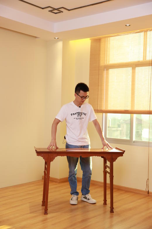 红桥红  家具严选  缅甸花梨(大果紫檀）  【120洪氏 剑足插肩榫翘头案】 商品图4