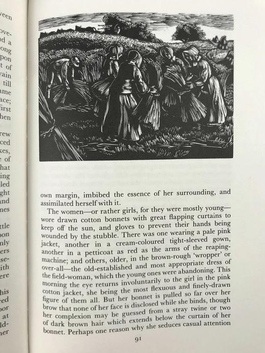 托马斯·哈代《德伯家的苔丝》（1989） 数十幅木版画插图 精装18开带书匣 商品图13