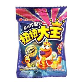 好丽友扭扭大王葡萄/橙子/桃子味凝胶型糖果40g