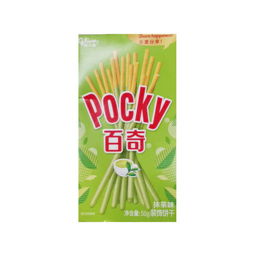格力高百奇抹茶味装饰饼干50g 商品图0