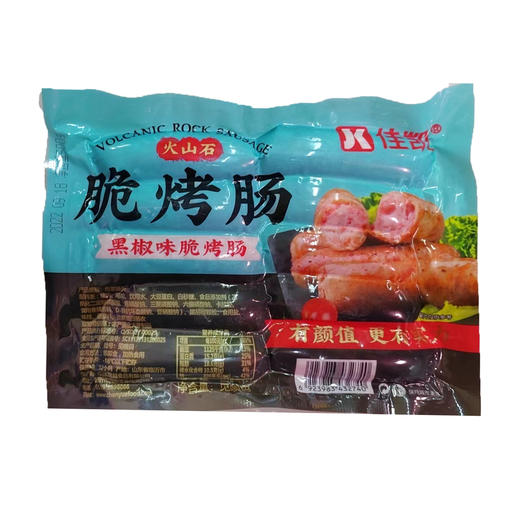 佳凯黑胡椒味火山石脆烤肠500g 商品图0