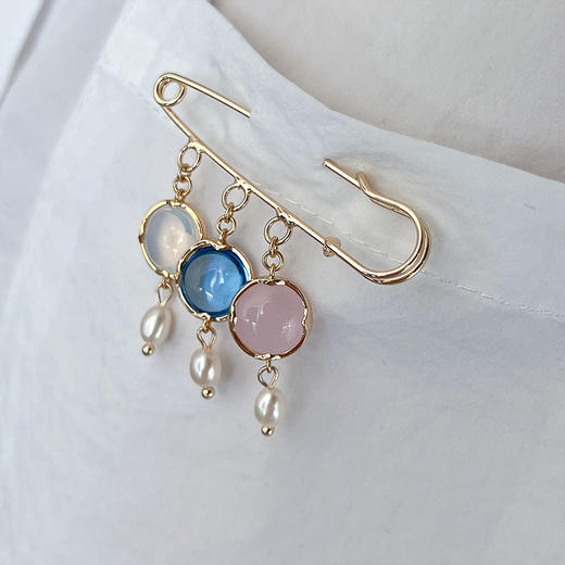 【采购专享】宫里的世界 一耳三钳系列  胸针 商品图1