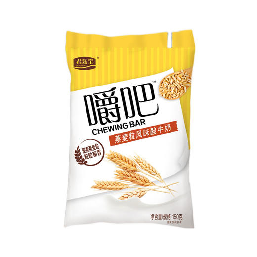 君乐宝优果酪嚼吧燕麦粒风味酸牛奶150g 商品图0