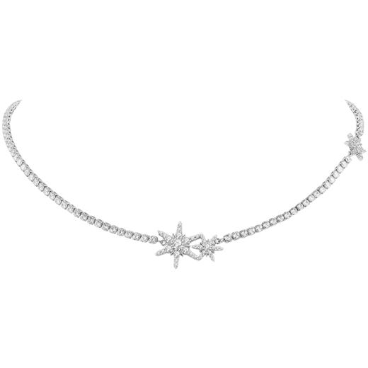 ZEGL设计师雪花项链女生轻奢小众高级设计感2022年新款锁骨链配饰 商品图5