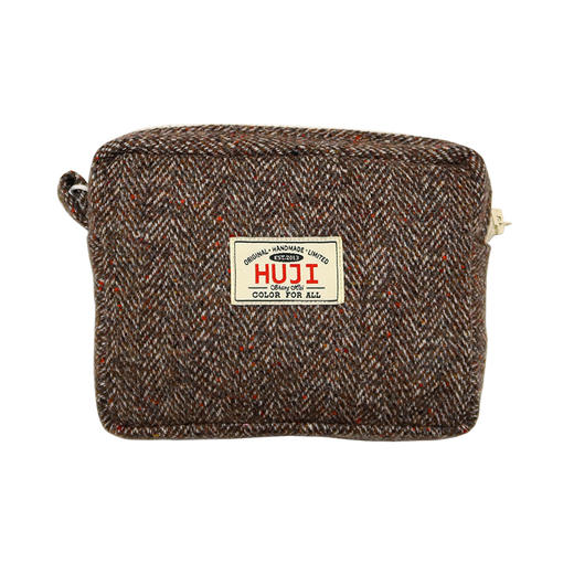 HUJI祤集Motley收纳包插画经典人字纹 商品图0