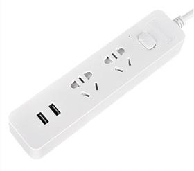 霍尼韦尔总控开关带USB充电二位五孔延长线插(1.2M)HT2SU2KG